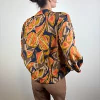 Desenli Vintage Gömlek - 2