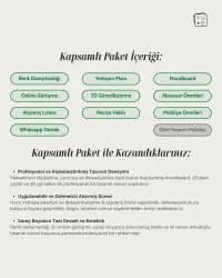 Kapsamlı Paket : Online İçmimarlık ve Dekorasyon Hizmeti - 1
